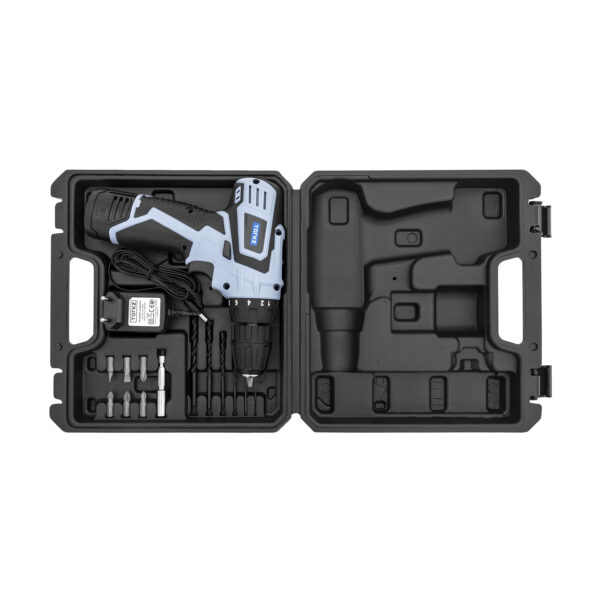 Furadeira e Parafusadeira Torkz + Acessórios + Carregador + Bateria 12V - Image 3