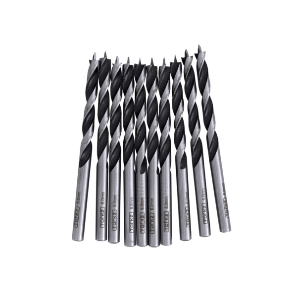 Broca Aço Carbono Torkz 6 mm, 10 Peças