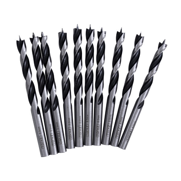 Broca Aço Carbono Torkz 8 mm, 10 Peças